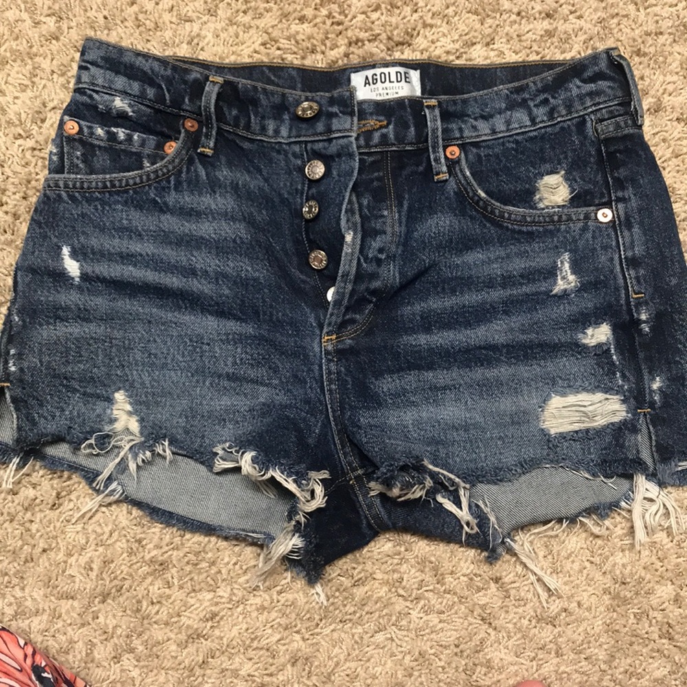 Agolde high waisted shorts